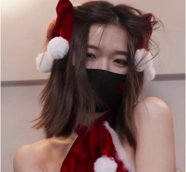 脚模摄影-小凌女神圣诞战衣美足私拍