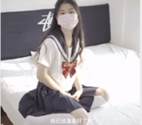 可爱JK妹妹的长筒白袜