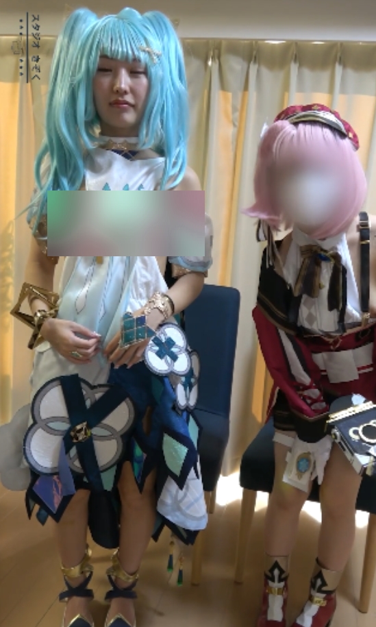 神秘cosplayer展示！tsakPNMEコスプレきぞく[3v+10g][百度盘]
