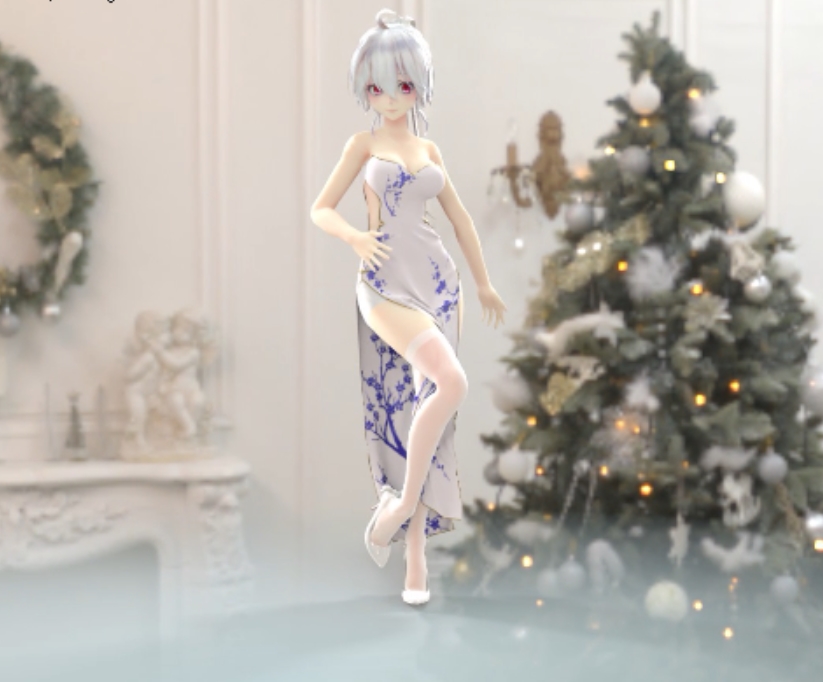 抖音弱音旗袍三部曲600m太雷了